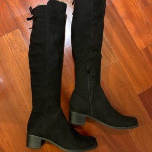 Black Suede Over The Knee Boots | Poshmark